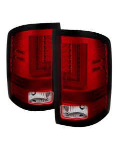 Spyder Auto ® - Red Clear LED Tail Lights (5080677)