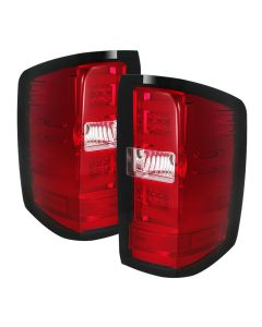 Spyder Auto ® - Red Clear Light Bar LED Tail Lights (5080011)