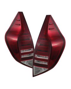Spyder Auto ® - Red Clear Light Bar Style LED Tail Lights (5076717)