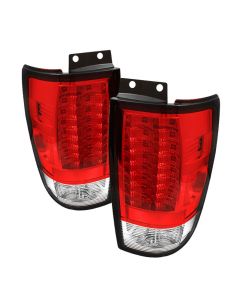 Spyder Auto ® - Red Clear Version 2 LED Tail Lights (5002877)