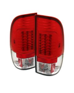 Spyder Auto ® - Red Clear Version 2 LED Tail Lights (5029195)