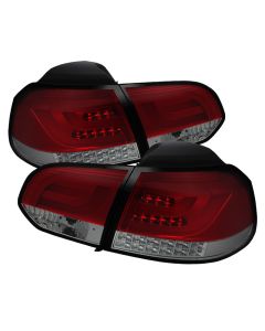 Spyder Red Smoke G2 Type With Light Bar LED Tail Lights 5071798