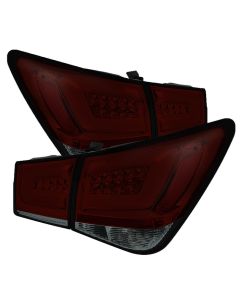 Spyder Auto ® - Red Smoke Light Bar LED Tail Lights (5076625)