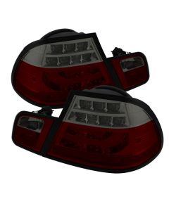 Spyder Auto ® - Red Smoke Light Bar Style LED Tail Lights (5076540)