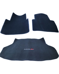 Lloyd Mats Velourtex Black Standard Trunk Mat For Honda Civic, Trunk Mat
