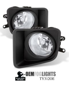 Black Horse Off Road ® - OEM Replica Clear Fog Lights (TY312OE)