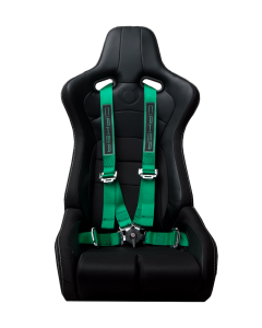 Cipher Auto ® - Green 4 Point 2 Inches Camlock Quick Release Racing Harness Set (CPA4001GNV2)
