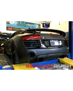 Vertical Doors ® - German Rush™ Carbon Fiber V10 Style Rear Diffuser Face Lift (GR8CFRDFFL1415)