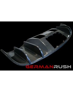 Vertical Doors ® - German Rush™ Carbon Fiber V8 Style Rear Diffuser (GR8CFRDFV80713)