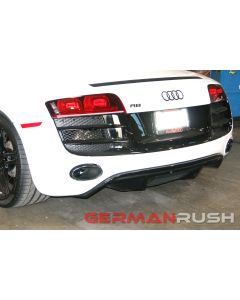 Vertical Doors ® - German Rush™ Paintable Fiber Glass V10 Style Rear Diffuser (GR8RDF1013)