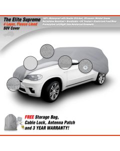 WCC ® - Deluxe Elite Supreme SUV Cover Fits SUV's up to 13 Ft 5 In (ES-U0)