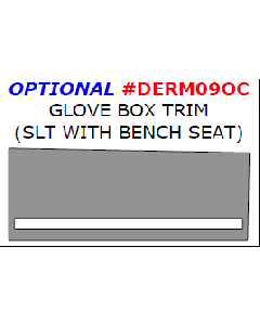 Wow Trim ® - 1 Pc Optional Glove Box Trim (DERM09OC)