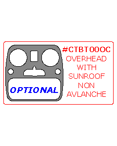 Wow Trim ® - 1 Pc Optional Overhead Console Trim (CTBT00OC)
