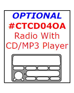 Wow Trim ® - 1 Pc Optional Radio With CD/MP3 Player Trim (CTCD04OA)