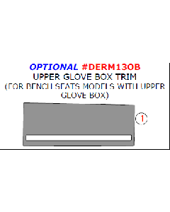 Wow Trim ® - 1 Pc Optional Upper Glove Box Trim (DERM13OB)