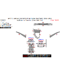 Wow Trim ® - 11 Pcs Addition To Main Kit Cover OEM Kit (BW1S08B), Diagram