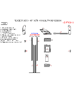 Wow Trim ® - 11 Pcs Main Dash Kit (E-PT6594A), Diagram