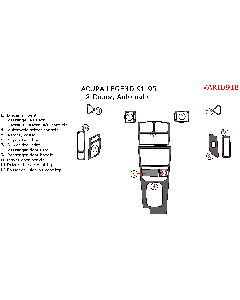 Wow Trim ® - 12 Pcs Main Dash Kit (ARLD91B)