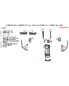Wow Trim ® - 12 Pcs Main Dash Kit (CTCO97A)