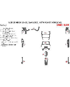 Wow Trim ® - 12 Pcs Main Dash Kit (DGE-15B)