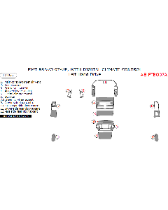Wow Trim ® - 12 Pcs Main Dash Kit (E-FTBO07A)