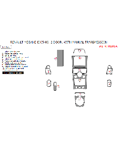 Wow Trim ® - 12 Pcs Main Dash Kit (E-RTME05A)