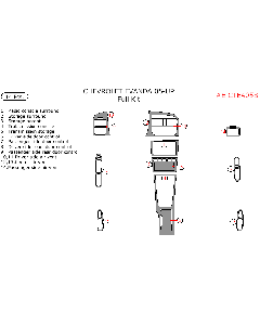 Wow Trim ® - 14 Pcs Full Dash Kit (E-CTEA05B)