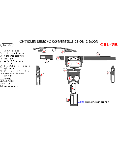 Wow Trim ® - 14 Pcs Main Dash Kit (CRL-7B)