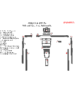 Wow Trim ® - 16 Pcs Main Dash Kit (AIA499A)