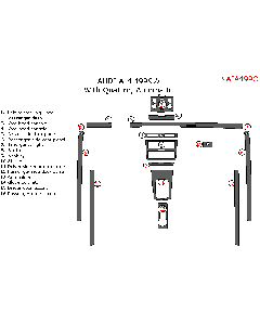 Wow Trim ® - 16 Pcs Main Dash Kit (AIA499C)