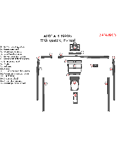 Wow Trim ® - 16 Pcs Main Dash Kit (AIA499D)