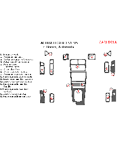 Wow Trim ® - 16 Pcs Main Dash Kit (ARLD91A)