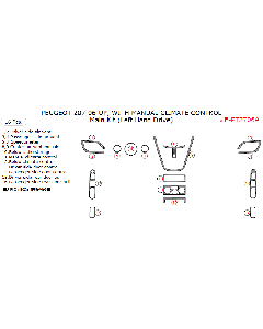 Wow Trim ® - 16 Pcs Main Dash Kit (E-PT2706A)