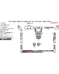 Wow Trim ® - 17 Pcs Basic Dash Kit (CRSG07A)