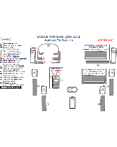 Wow Trim ® - 18 Pcs Addition To Main Dash Kit (DERM09C)
