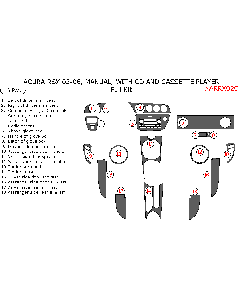 Wow Trim ® - 18 Pcs Full Dash Kit (ARRX02C)