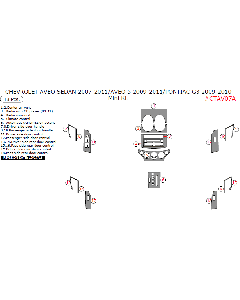 Wow Trim ® - 18 Pcs Mini Dash Kit (CTAV07A)
