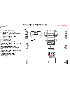 Wow Trim ® - 19 Pcs Main Dash Kit (E-MIPO01A), Diagram