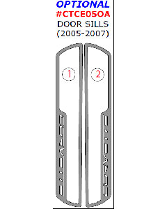 Wow Trim ® - 2 Pcs Optional Door Sills Kit (CTCE05OA)