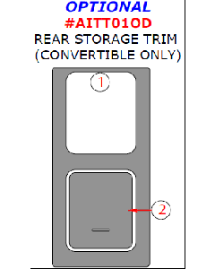 Wow Trim ® - 2 Pcs Optional Rear Storage Trim (AITT01OD)
