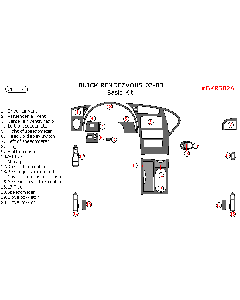Wow Trim ® - 20 Pcs Basic Dash Kit (BKRS02A), Diagram