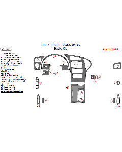 Wow Trim ® - 20 Pcs Basic Dash Kit (BKRS04A)