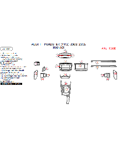 Wow Trim ® - 20 Pcs Main Dash Kit (AITT08B)