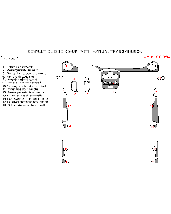 Wow Trim ® - 20 Pcs Main Dash Kit (E-RTCO06A)