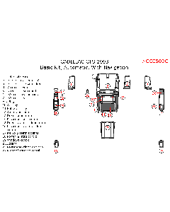 Wow Trim ® - 22 Pcs Basic Dash Kit (CCCS03C)