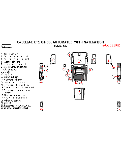 Wow Trim ® - 22 Pcs Basic Dash Kit (CCCS04C), Diagram