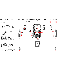 Wow Trim ® - 22 Pcs Basic Dash Kit (CCCS06C)