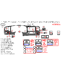 Wow Trim ® - 22 Pcs Basic Dash Kit (CTBT03A)