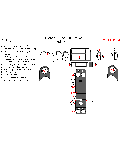 Wow Trim ® - 22 Pcs Full Dash Kit (CTAO96A)