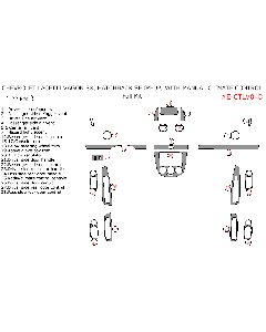 Wow Trim ® - 22 Pcs Full Dash Kit (E-CTLV04D)